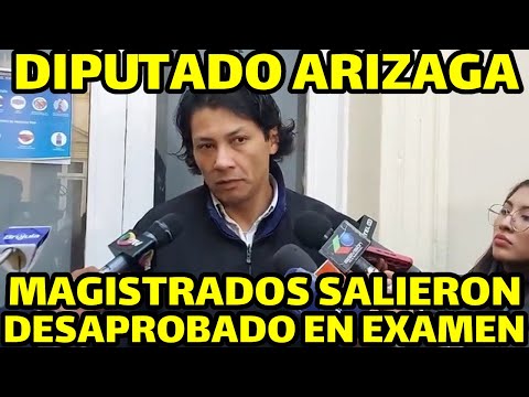 DIPUTADO PABLO ARIZAGA DICE MAGISTRADOS QUE POSTULARON LA MAYORIA SALIERON JALADOS EXAMEN JUDICIAL