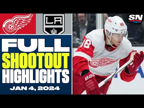 Detroit Red Wings at Los Angeles Kings | FULL Shootout Highlights - January 4, 2023
