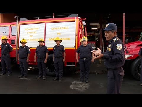 Envían camiones de bomberos a San Francisco Libre para inaugurar estación número 148