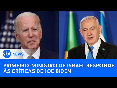 Premiê de Israel reage à crítica de presidente dos Estados Unidos | #SBTNewsnaTV(12/03/24)