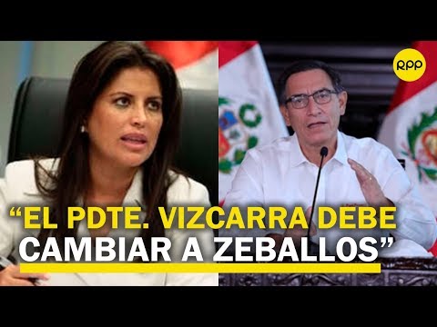 Omonte: “El presidente Vizcarra debe cambiar a su equipo, empezando por Vicente Zeballos”