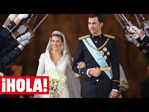 Así fue la histórica boda de los reyes Felipe y Letizia hace 20 años