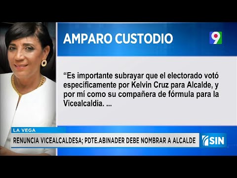 Renuncia vicealcaldesa de la Vega ,Amparo Custodio  | Primera Emisión SIN