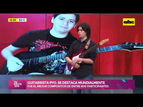 Guitarrista Paraguayo se destaca mundialmente, ganó un concurso virtual internacional en 2020