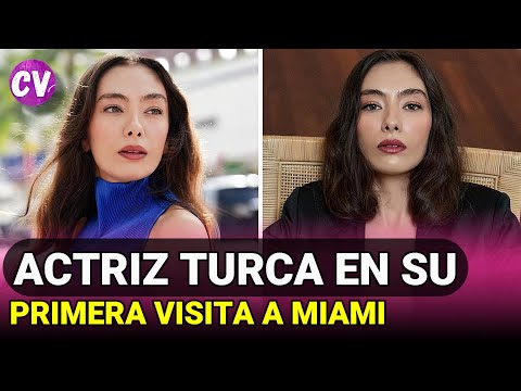 Neslihan Atagu?l ACTRIZ de TELENOVELAS TURCAS en su PRIMERA VISITA a Miami