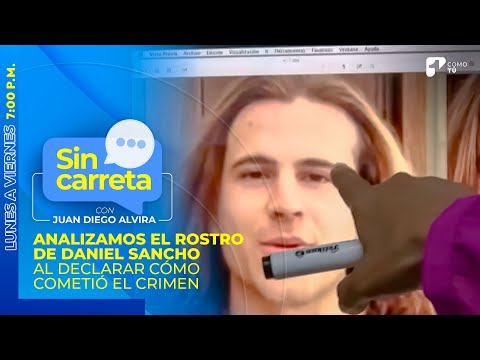 Análisis del comportamiento de Daniel Sancho relatando cómo asesinó a Edwin Arrieta | Canal 1