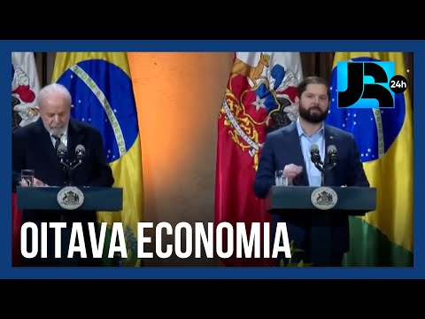 No Chile, Lula afirma que Brasil se tornará a oitava economia mundial ainda neste ano