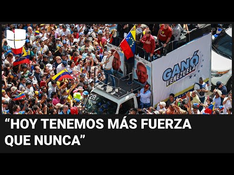 Así se vivió la “protesta mundial” por Venezuela en Caracas: “Hoy tenemos más fuerza que nunca”