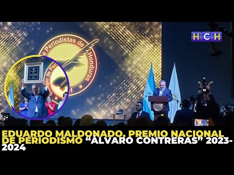 Eduardo Maldonado, Premio Nacional de Periodismo “Álvaro Contreras” 2023-2024