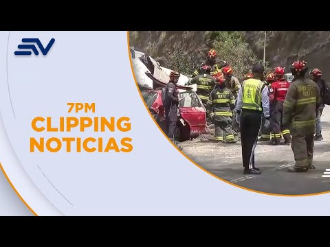 Grave accidente de tránsito dejó 3 muertos en la av. Simón Bolívar | Televistazo | Ecuavisa