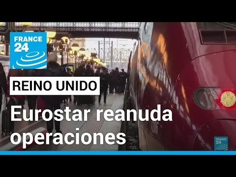Reino Unido: Eurostar reanuda sus operaciones hacia Europa continental en vísperas de año nuevo