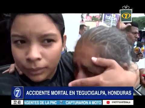 Accidente mortal en Tegucigalpa, Honduras
