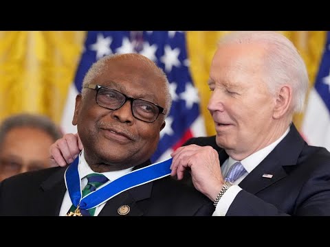 Biden awards the Medal of Freedom to U.S. Rep. James Clyburn