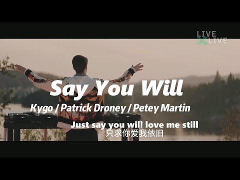 《Say You Will》Kygo & Patrick Droney & Petey Martin
