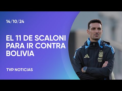 Scaloni arma el equipo para enfrentar a Bolivia