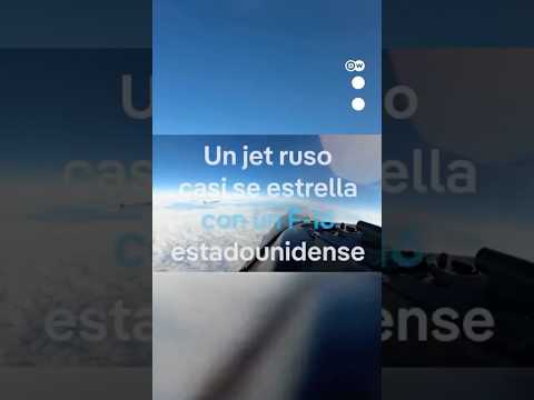 Jet ruso casi se estrella con jet estadounidense