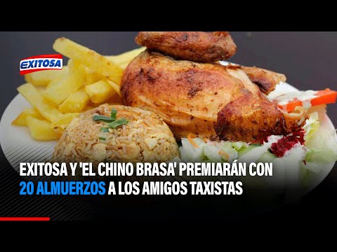 Exitosa y 'El Chino Brasa' premiarán con 20 almuerzos a los amigos taxistas