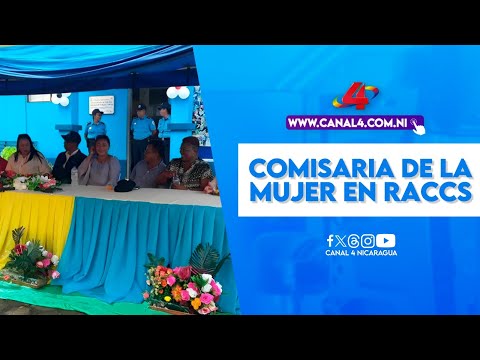 Inaugura de segunda comisaría de la mujer y la niñez en el Municipio de Laguna de Perlas