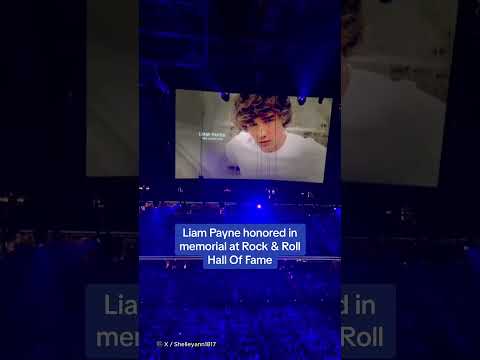 Liam Payne honored in memorial at Rock & Roll Hall Of Fame ?