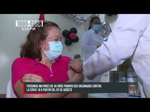Nicaragua próximamente inmunizará contra el COVID-19 a mayores de 45 años