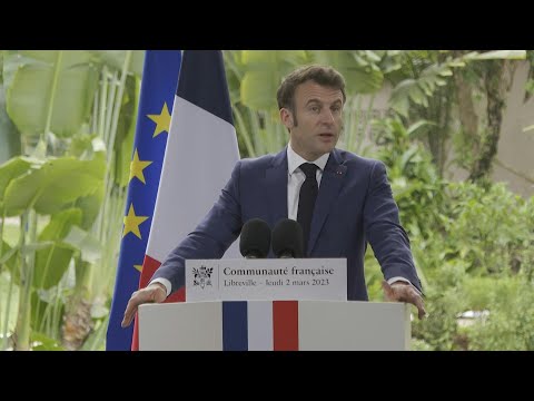 Macron au Gabon: l'âge de la Françafrique est révolu | AFP Extrait