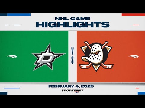 NHL Highlights | Stars vs. Ducks - February 4, 2025