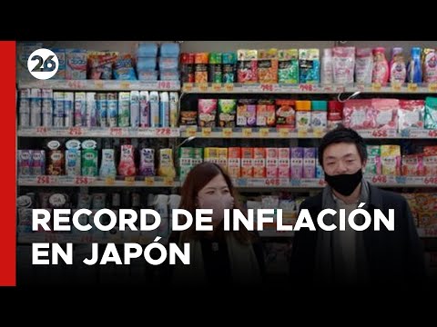 Japón tuvo en 2023 su mayor alza inflacionaria en más de 40 años