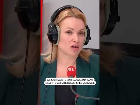 La journaliste Marina Ovsiannikova raconte sa fuite désespérée de Russie