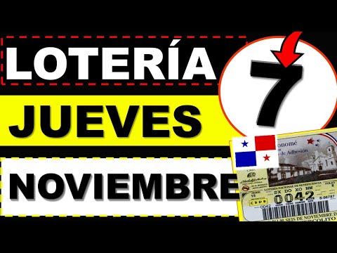 Resultados Sorteo Loteria Jueves 7 de Noviembre 2024 Loteria Nacional Panama Miercolito d Hoy Q Jugó