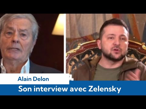 L’interview d’Alain Delon a Zelensky