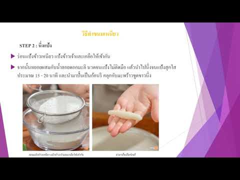 สื่อการเรียนการสอนวิชาช่างขนม