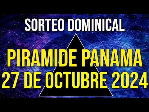 Pirámide Loteria Panamá para el Domingo 27 de Octubre 2024 Lotería de Panamá