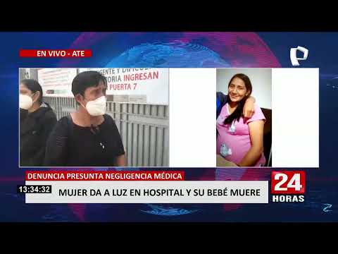 ¡Indignante!: recién nacido pierde la vida tras nacer en el piso de un hospital en Ate