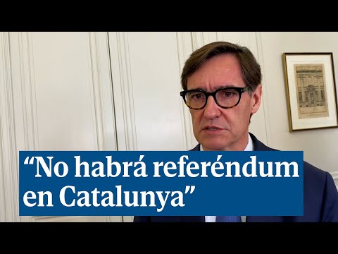 Illa rechaza un referéndum en Cataluña porque insiste en la división de la sociedad
