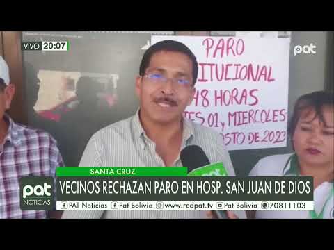 Hospital San Juan: Vecinos rechazan paros