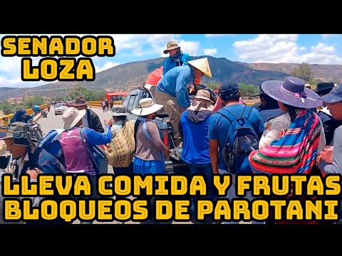 SENADOR LOZA HABRA MÀS ORGANIZACIONES QUE SE VAN SUMANDO A LOS BLOQUEOS EN BOLIVIA..