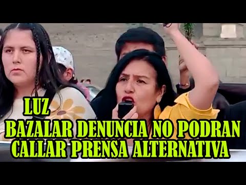 PERIODISTA LUZ BAZALAR SE PRONUNCIA DESDE LOS EXTERIORES DEL PALACIO DE JUSTICIA DE LIMA..