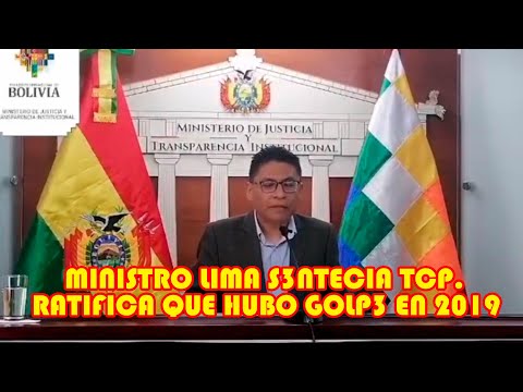 MINISTRO IVAN LIMA PRESIDENCIA DE JEANINE AÑEZ NO FUE L3GITIMA ..