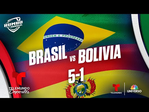 Highlights & Goals: Brasil vs. Bolivia 5-1| Rumbo al Mundial | Telemundo Deportes