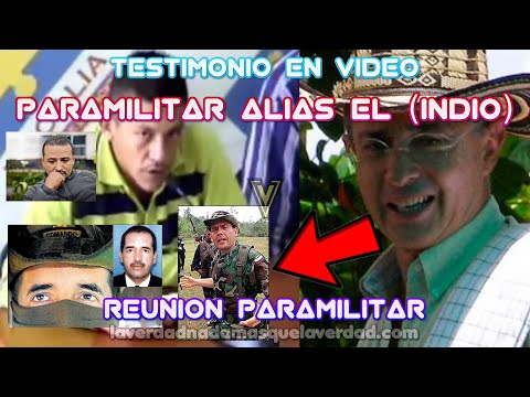 PARAMILITAR ALIAS ??EL INDIO?? AFIRMA QUE ALVARO URIBE VELEZ SE REUNIO CON (CARLOS CASTAÑO)