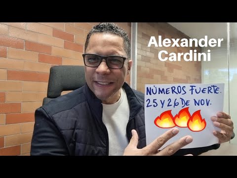 Predicciones numéricas impactantes de Alexander Cardini
