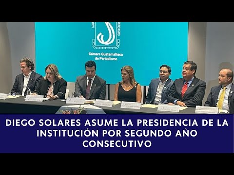 Toma posesión Junta Directiva 2024-2025 de la Cámara Guatemalteca de Periodismo