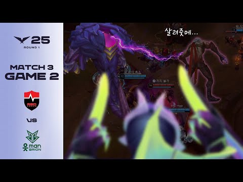 나는 한 놈만 팬다. | NS vs BRO 게임 2 하이라이트 | 04.03 | 2025 LCK