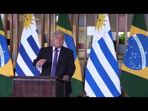 Conferencia con motivo de visitas de ministros uruguayos a Brasil