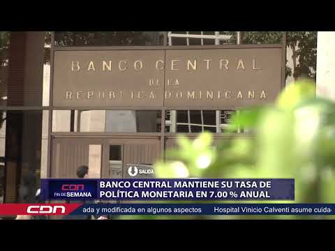 Banco Central mantiene su tasa de política monetaria en 7 00 % anual