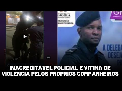 Policial e agredido brutalmente pelos próprios colegas