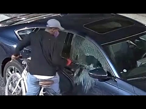 Buscan a ladrón que rompe cristales de carros: así comete los robos
