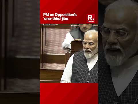 PM Modi Gives It back To Opposition For 'One-Third Government' Jibe | Rajya Sabha
