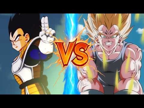 初期ベジータのサイヤン編VS魔人ベジータのブウ編【ドッカンバトル】