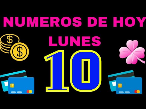 NÚMEROS DE LA SUERTE PARA HOY 10 NÚMEROS BUENOS PARA HOY 10 DE JUNIO  2024